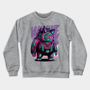 Japanese Monster Mecha Crewneck Sweatshirt